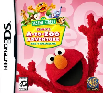 123 Sesame Street - Elmo's A-to-Zoo Adventure - The Videogame (USA) box cover front